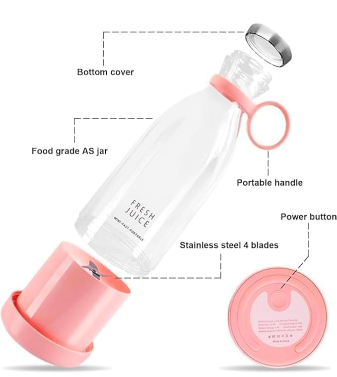 On-the-Go Personal Mixer – Rechargeable Compact Blender