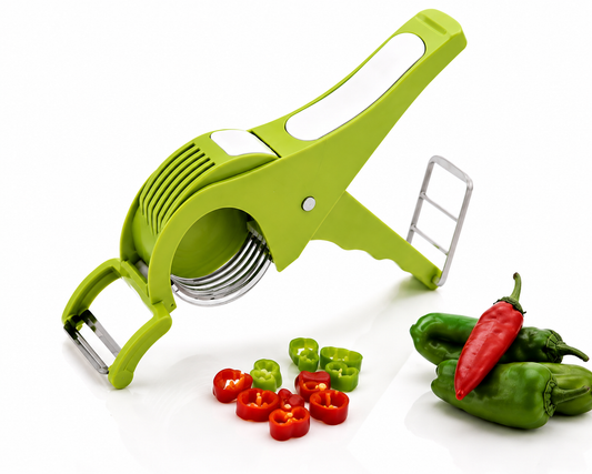 2-in-1 Vegetable & Fruit Slicer with Peeler